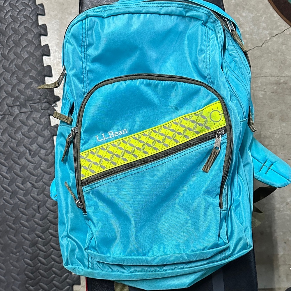L.L. Bean Blue Backpack